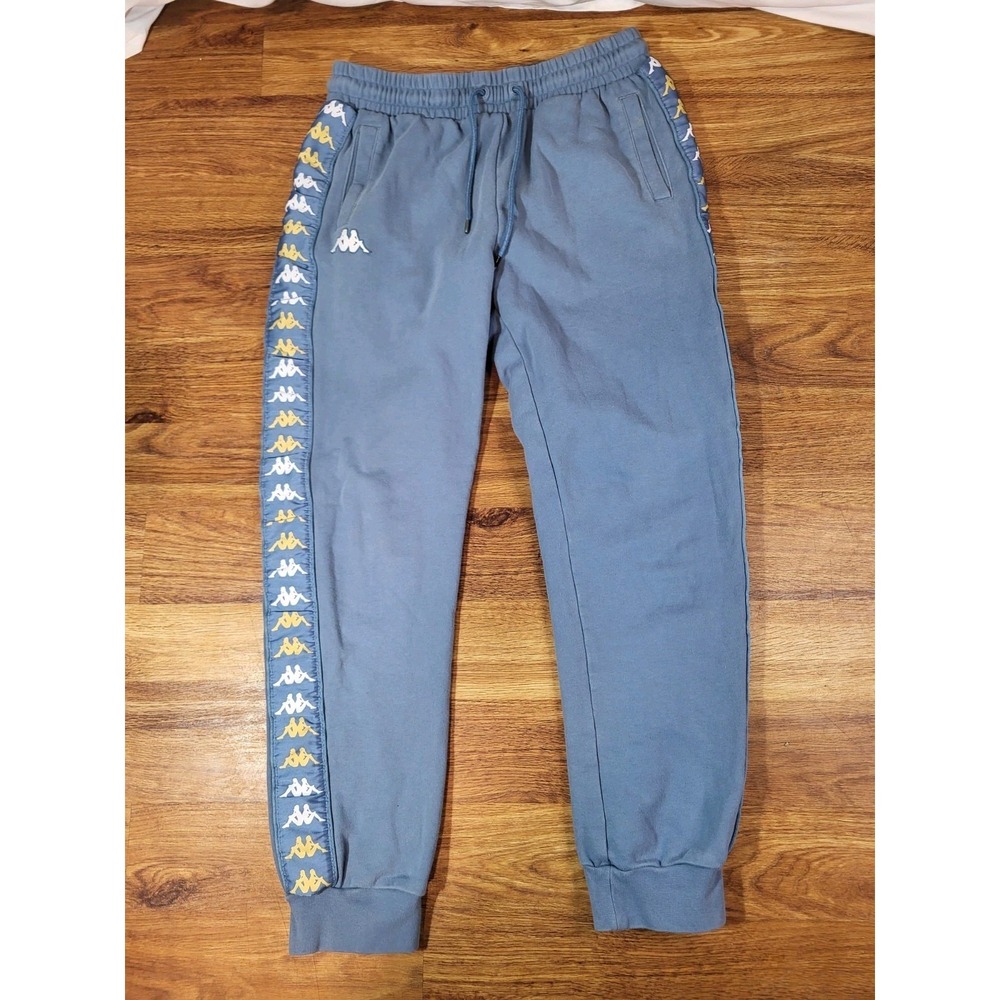 Kappa Joggers Men's L Blue Regular Fit Sports‎ Trousers Sweatpants